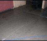 Greasy floor after pressure washing Greasy floor after pressure washing