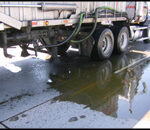 A truck spilled oil on Santa Fe in Littleton A truck spilled oil on Santa Fe in Littleton