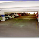 Parking garage cleaned by Wash On Wheels
