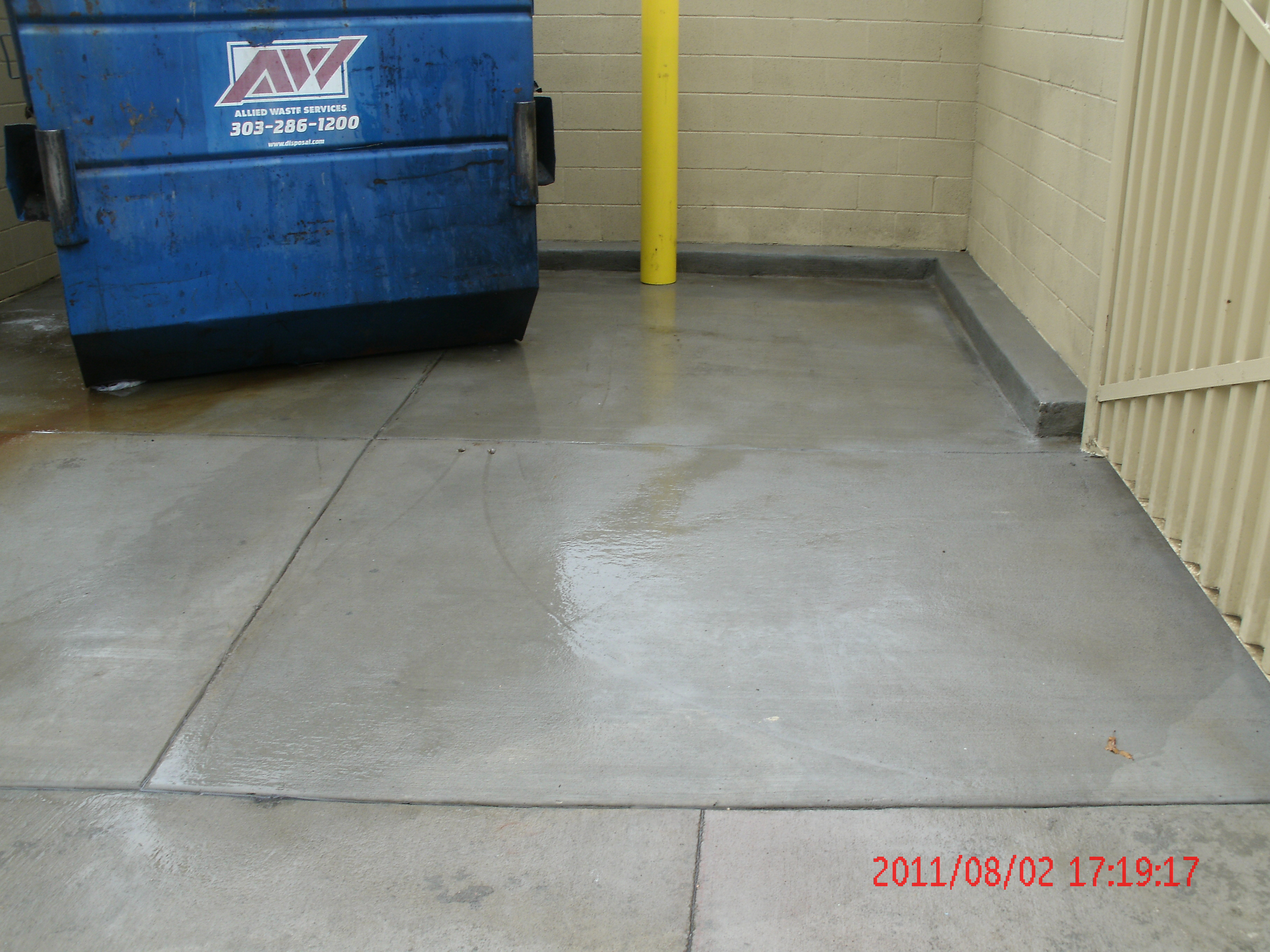 Pressure Washing A Grease Spill At A Denver Restaurant Video