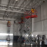 Pressure Washing A Warehouse Interior