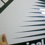 Old Vinyl Decal Before Removal