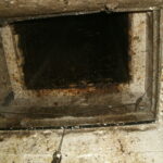 Trash Chute Before Cleaning Trash Chute Before Cleaning