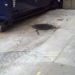 Pressure Washing A Trash Pit At Denver University 02
