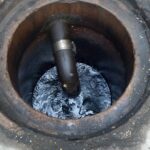 Pressure Washing A Trash Pit At Denver University 09