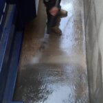 Pressure Washing A Trash Pit At Denver University 11