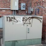 Graffiti Removal At A Shopping Center 10