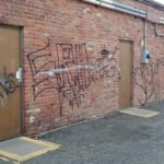 Graffiti Removal At A Shopping Center 11