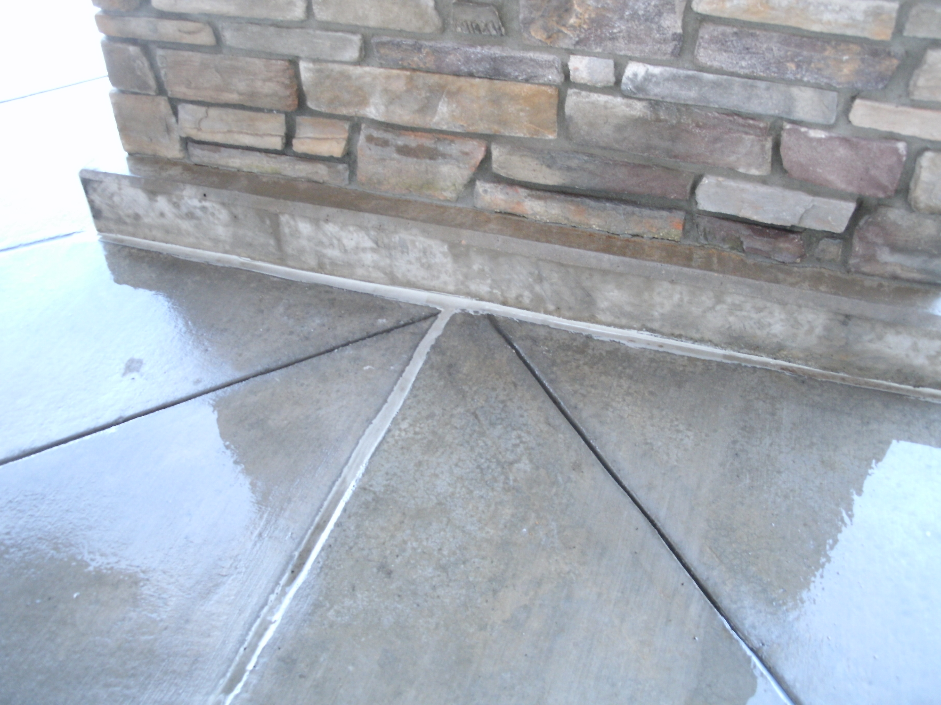 Concrete And Stomach Acid Pressure Washing Sidewalks At A